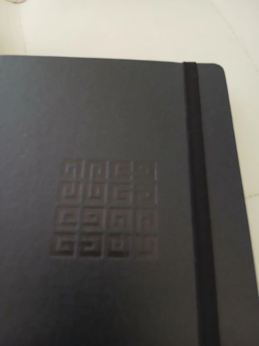 Givenchy Black Notebook with Elastic Strap